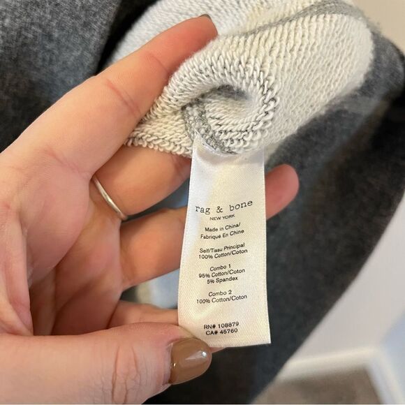 rag and bone Grey Racer Hoodie Dress Excellent Condition XXS - Picture 14 of 16